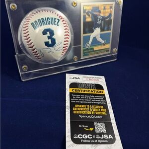 Freddy Garcia & Robert Ramsey Signed Mariners Baseball JSA Authenticated